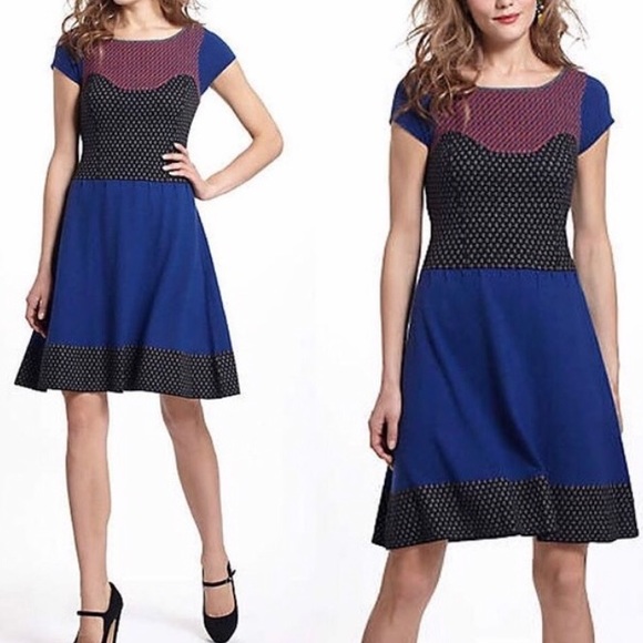 Anthropologie Sparrow Dress Color Block Small - Picture 11 of 16